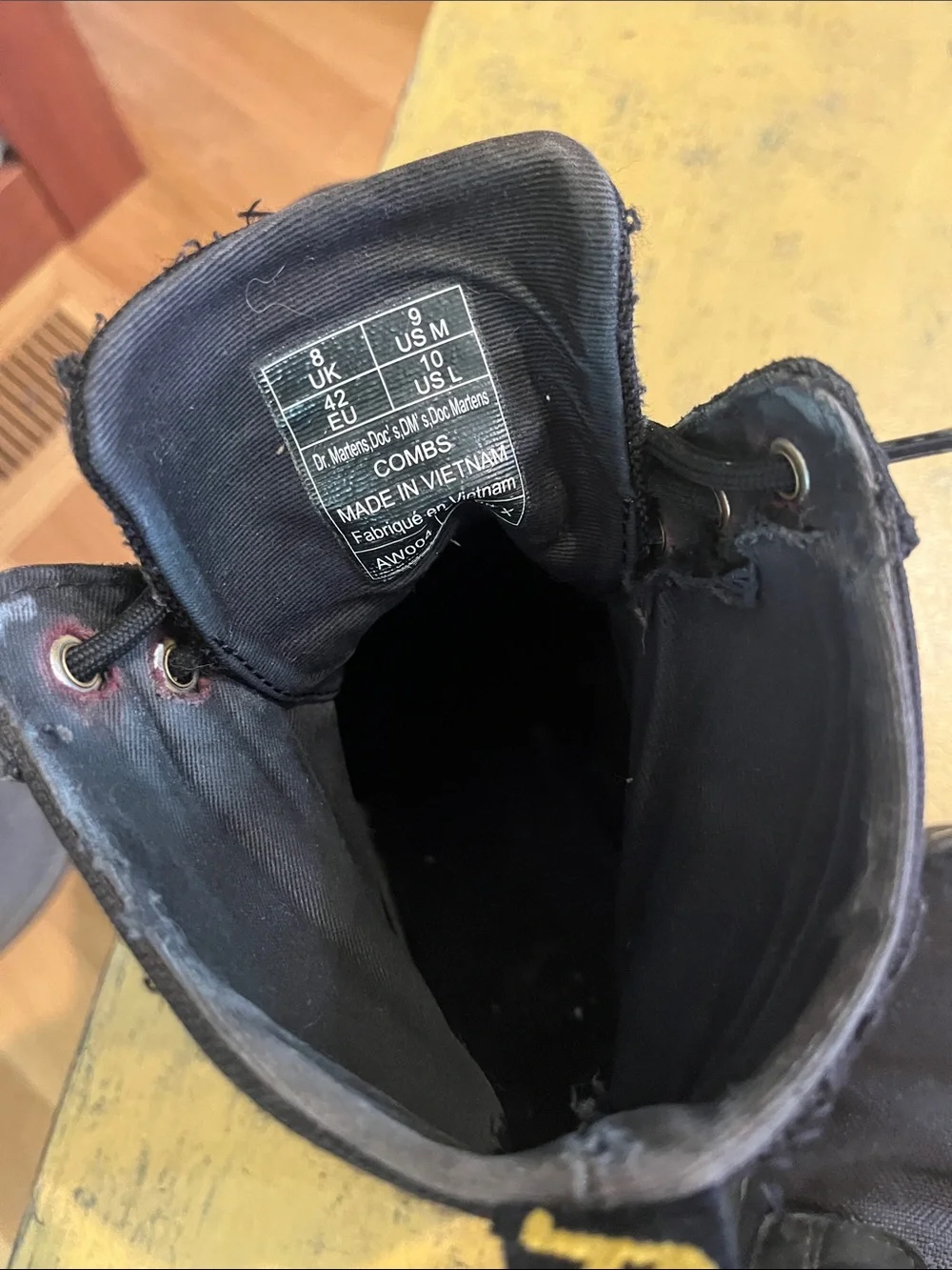Dr. Martens Black Men's Lace-Up Tactical Boots